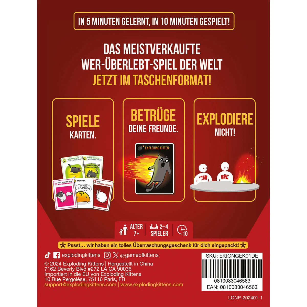 Exploding Kittens: Grab & Game