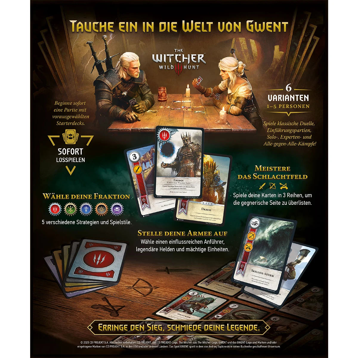 Gwent Das legendäre Kartenspiel - DE
