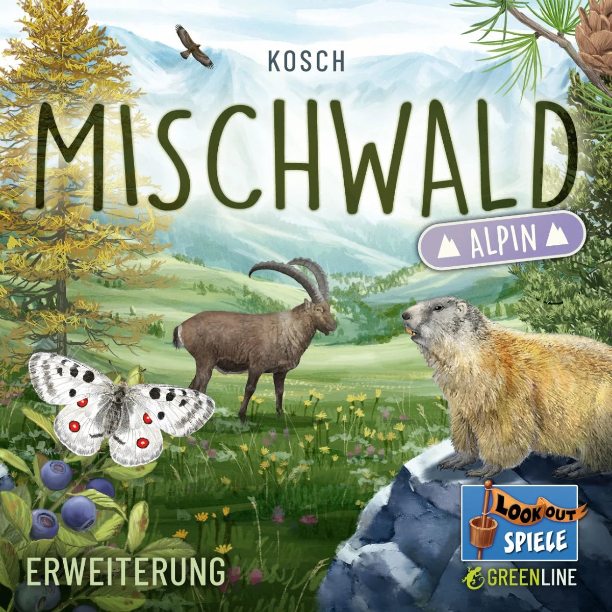 Kartenspiel Mischwald – Alpin Erweiterung
