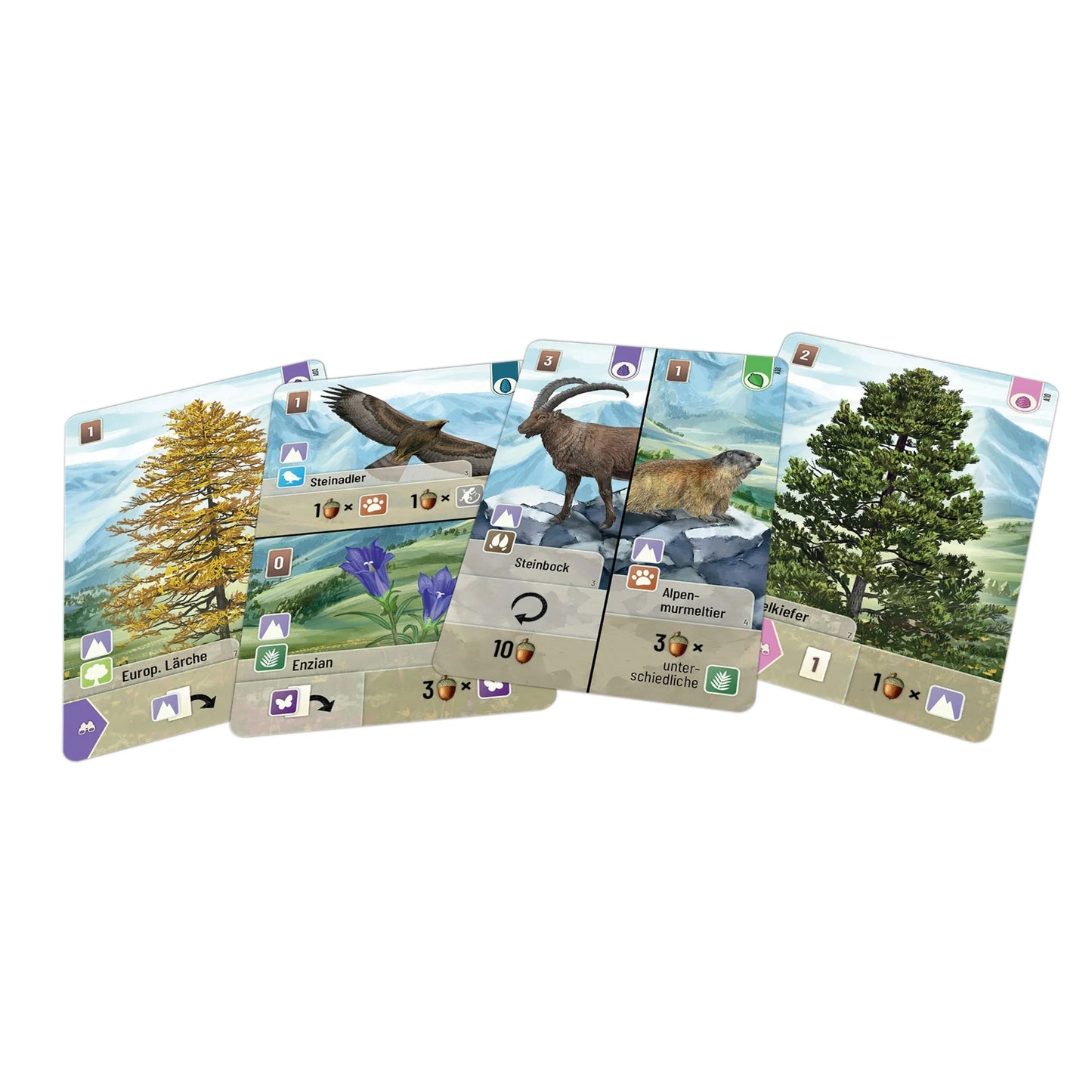 Kartenspiel Mischwald – Alpin Erweiterung