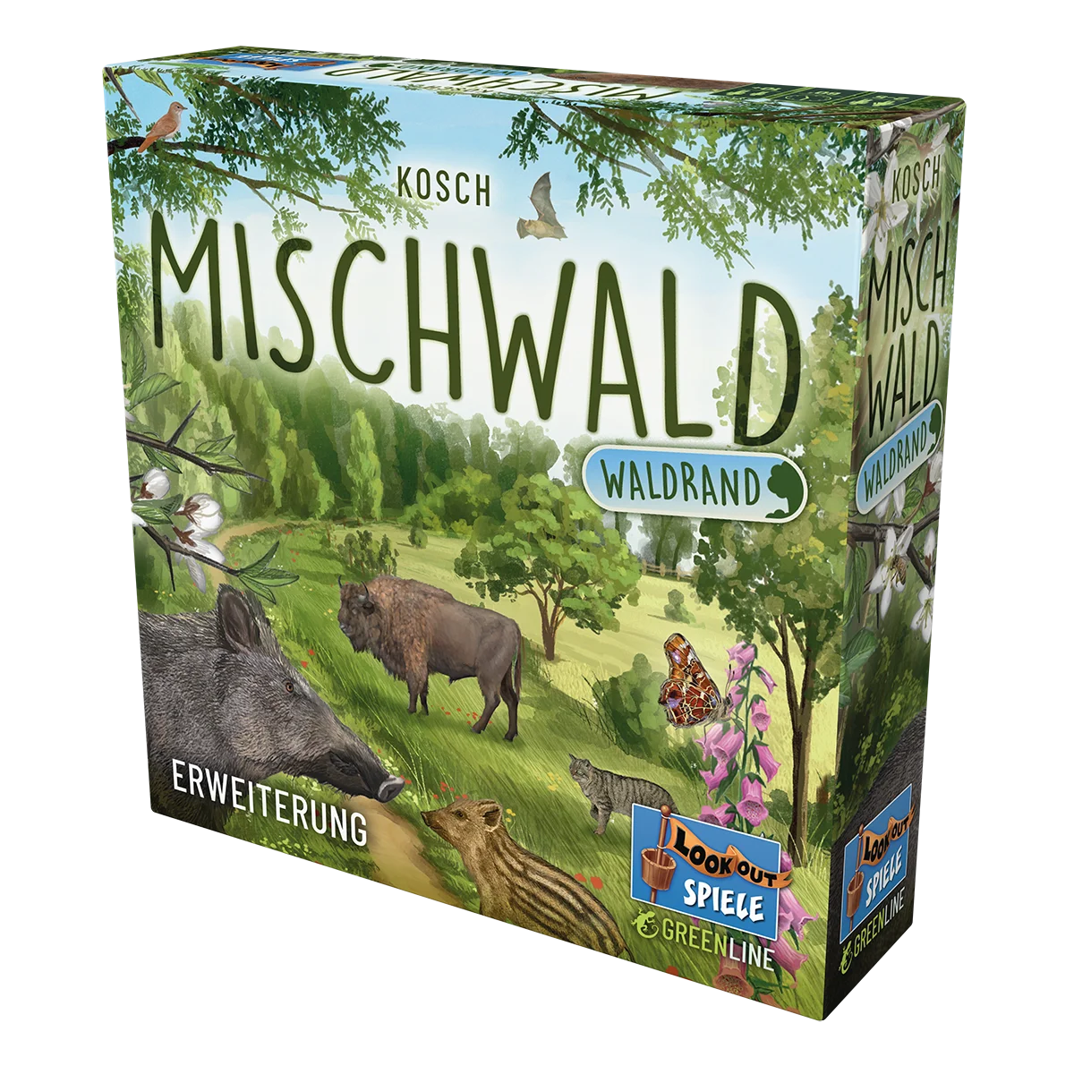 Kartenspiel Mischwald – Waldrand Erweiterung