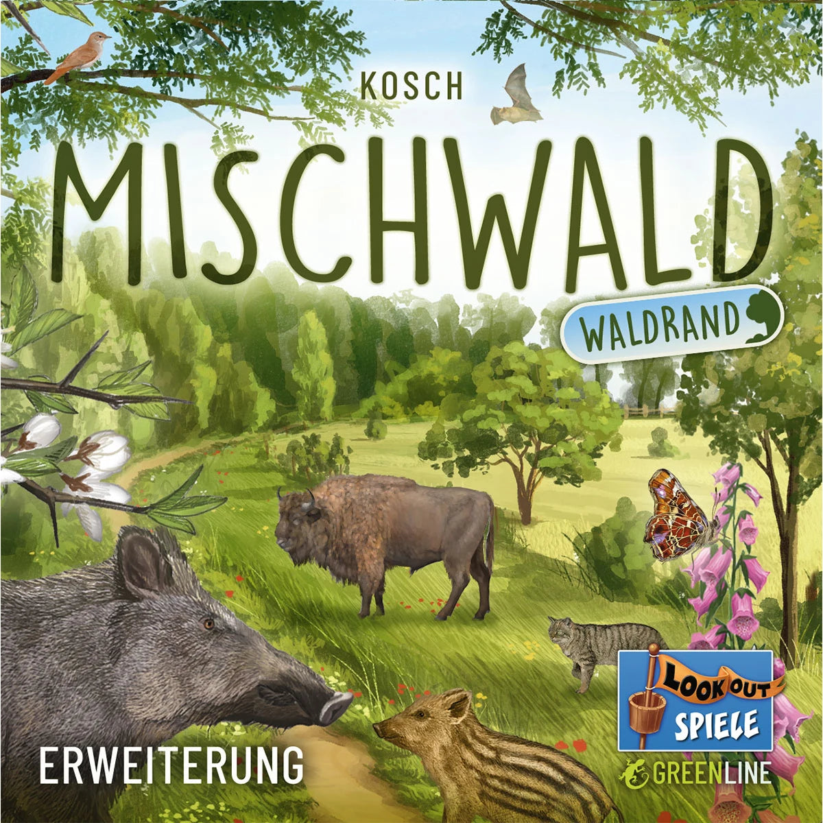 Kartenspiel Mischwald – Waldrand Erweiterung