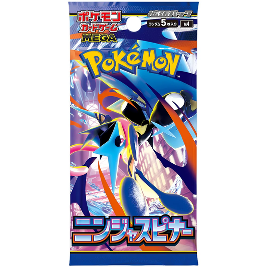 Pokémon 1x Booster Pack Ninja Spinner M4 Japanisch