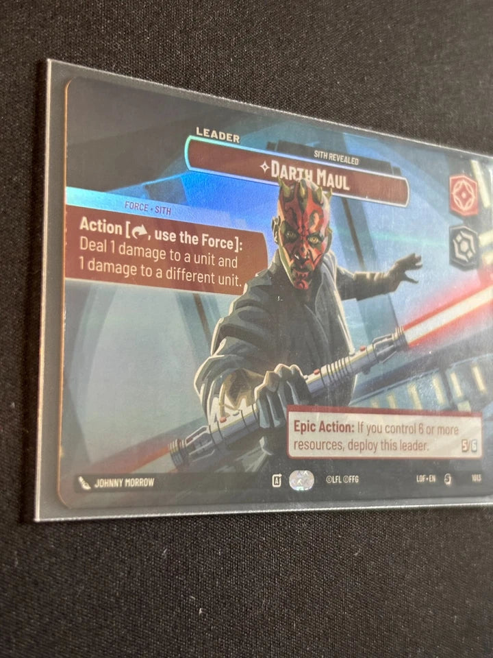 Darth Maul Showcase - Legends of the Force XLOF 1013 Star Wars Unlimited