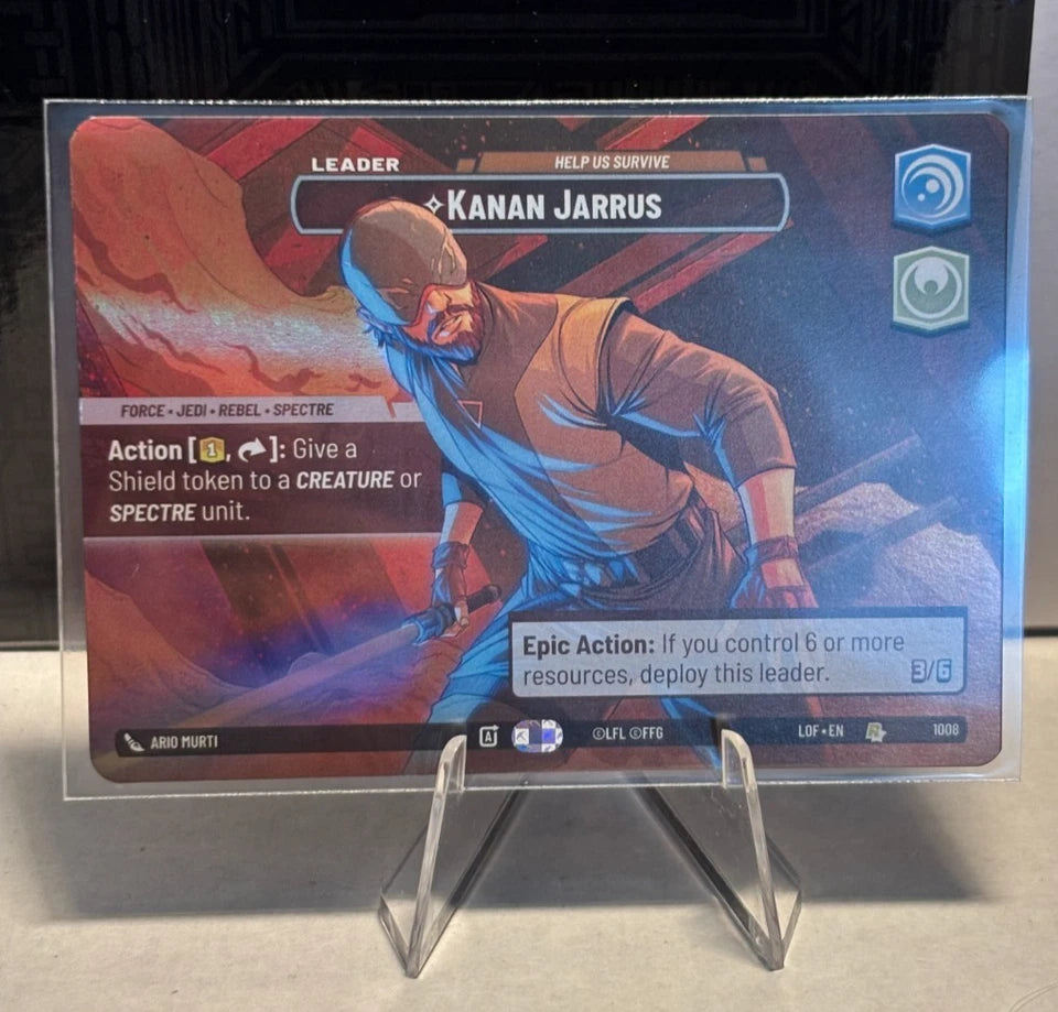 Kanan Jarrus Showcase - Legends of the Force XLOF 1008 Star Wars Unlimited