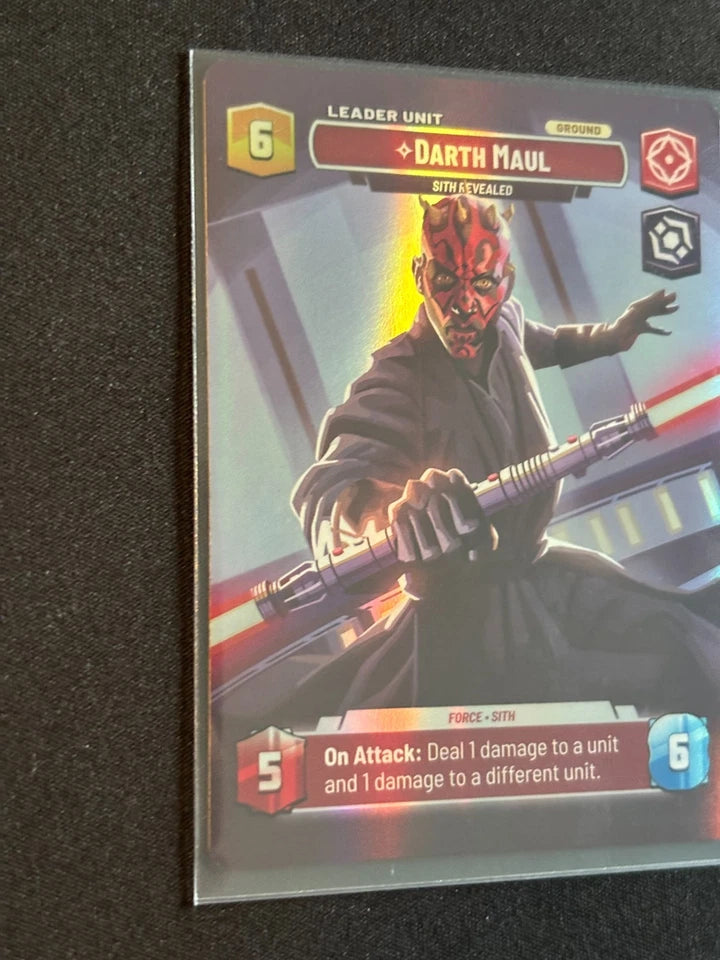 Darth Maul Showcase - Legends of the Force XLOF 1013 Star Wars Unlimited
