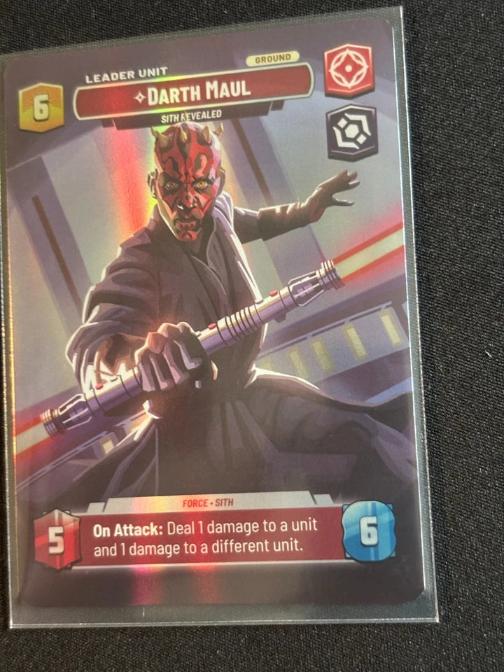 Darth Maul Showcase - Legends of the Force XLOF 1013 Star Wars Unlimited