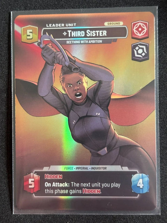 Third Sister Showcase - Legends of the Force XLOF 1014 Star Wars Unlimited TCG