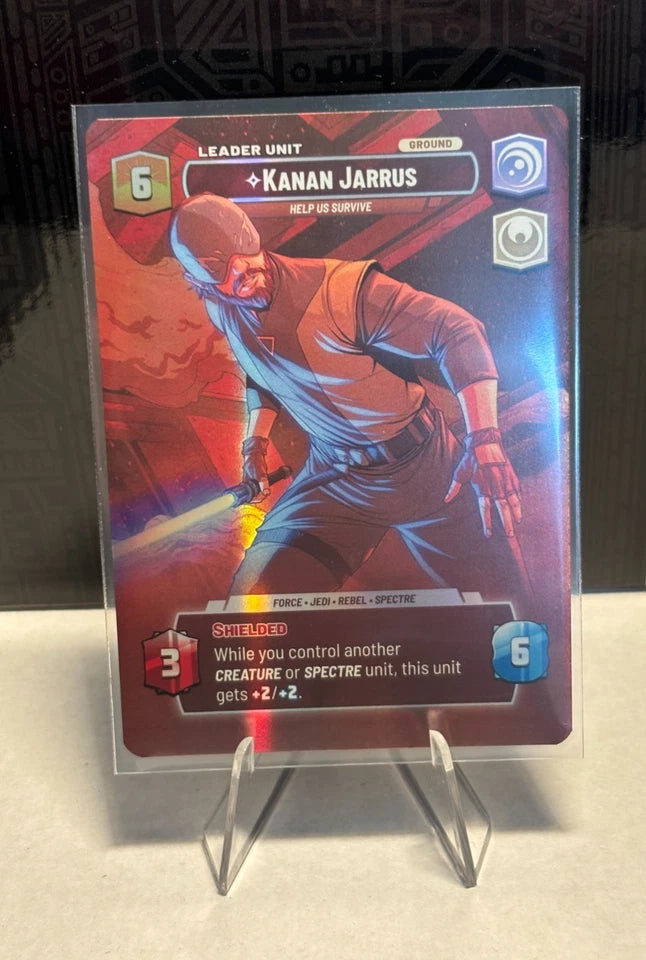 Kanan Jarrus Showcase - Legends of the Force XLOF 1008 Star Wars Unlimited