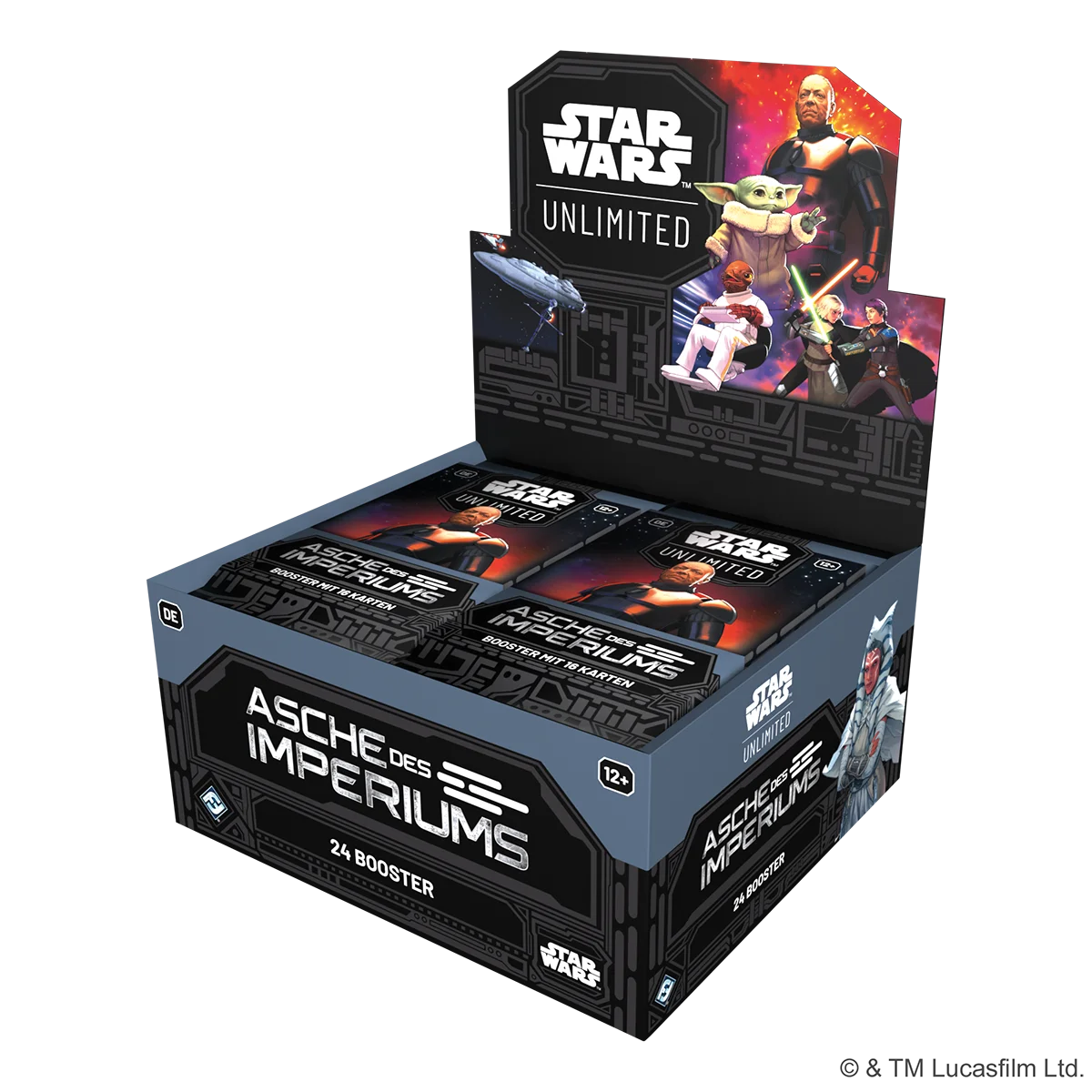 Star Wars Unlimited  Asche des Imperiums Booster-Display Deutsch