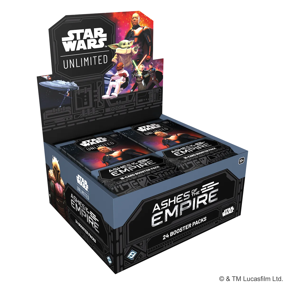 Star Wars Unlimited Ashes of the Empire Booster-Display Englisch