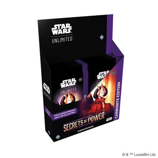 Star Wars Unlimited – Secrets of Power Carbonite Booster Display - EN