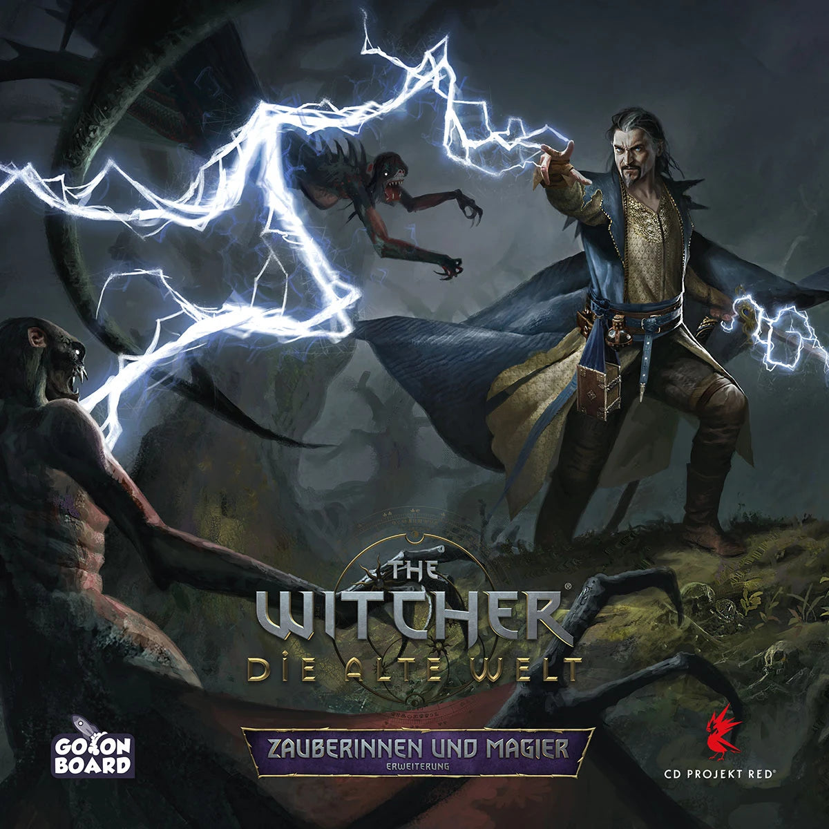 The Witcher Die Alte Welt Zauberinnen und Magier Erweiterung Brettspiel