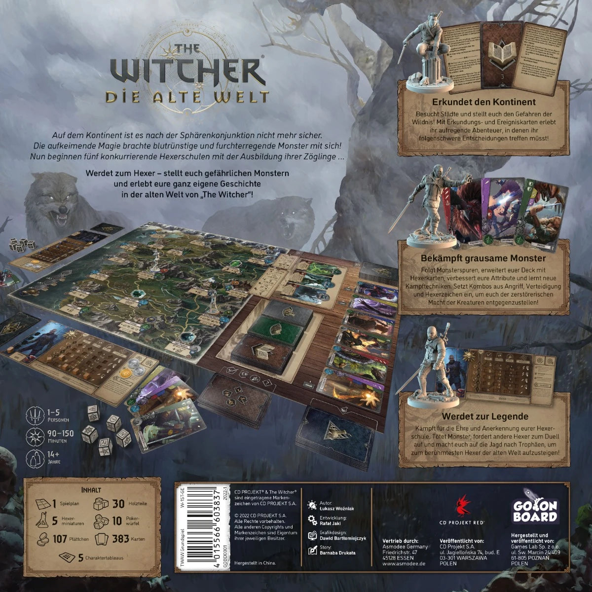 The Witcher Die alte Welt Deutsch Brettspiel Gesellschaftsspiel